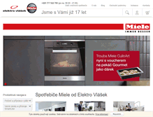 Tablet Screenshot of elektrovlasek.cz